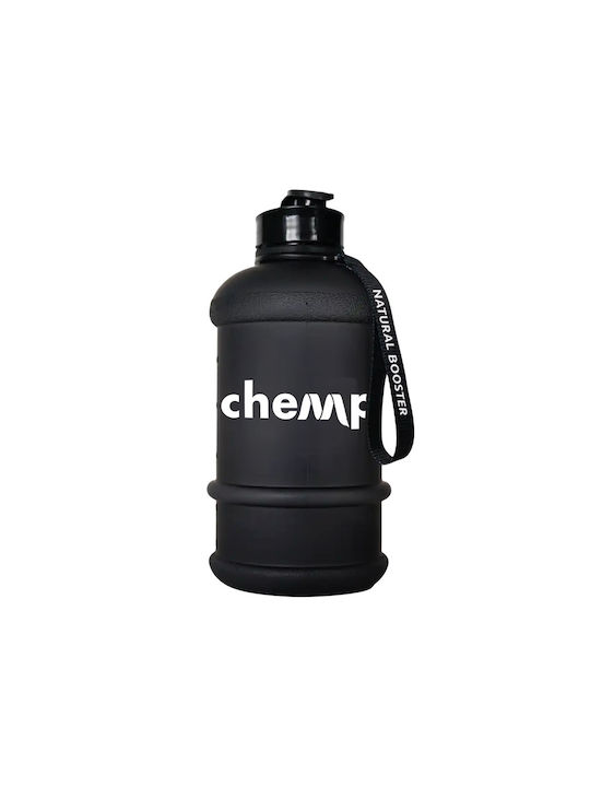 Chemp Plastic Protein Shaker 1300ml Black