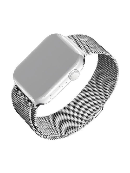Мрежеста фиксирана каишка за Apple Watch 38 40 41 мм сребриста Мрежеста фиксирана каишка за Apple Watch 38 40 41 мм сребриста