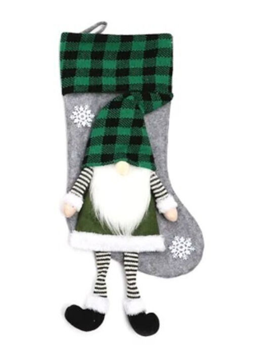 Weihnachtliche Dekorative Socke Grün