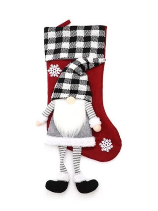 Weihnachtliche Dekorative Socke Rot