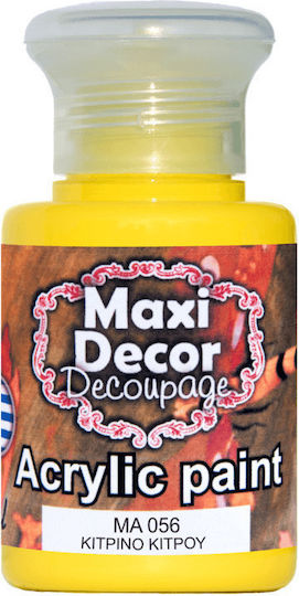Maxi Set Culori Acrilice Pictură Κίτρινο Κίτρου Ma 056 130ml 1buc