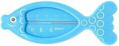Akuku Analog Bade-Thermometer 0°C bis 50°C Blaue