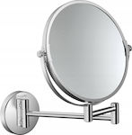 Wall Mounted Makeup Mirror Silver