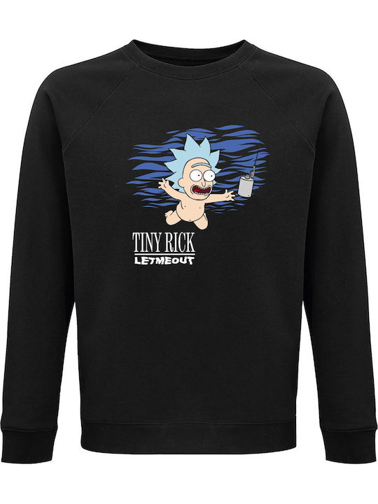kirikoko Παιδικό Φούτερ Μαύρο Tiny Rick Let Me ...