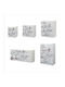 Sticker pentru Sertar Flori 02 Sertar Cvadruplu: Î 20,5cm X L 80cm