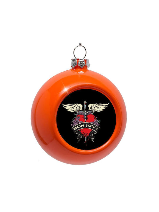 Bon Jovi Ornament suspendat Glob Plastic Portoc...