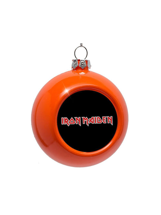 Iron Maiden Μπάλα Πλαστική Πορτοκαλί 8cm