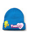 Tweety Kids Beanie Knitted Light Blue
