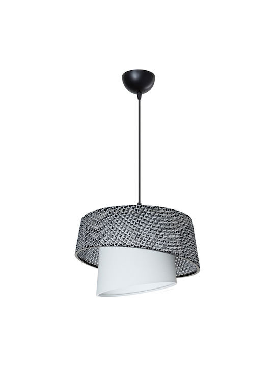 GloboStar Alina Pendant Light Gray with Socket E27 30x30x93cm