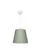 GloboStar Coney Κρεμαστό Φωτιστικό Πράσινο με Ντουί E27 26x26x93εκ.