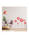 Wandsticker Süße Blumen 1Stück 50x50cm Orafol