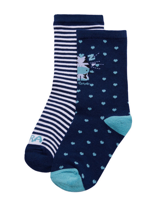 Ysabel Mora Kids' Socks Dark Blue 2 Pairs