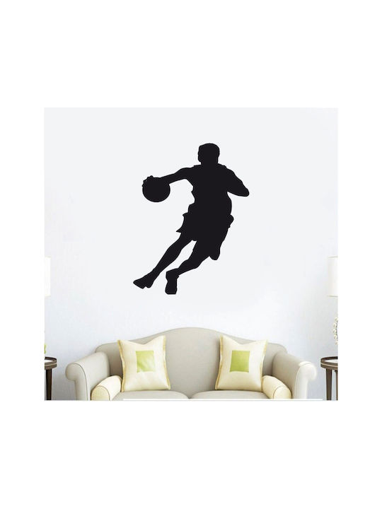 Αυτοκόλλητο Τοίχου Basketball 09 Άσπρο