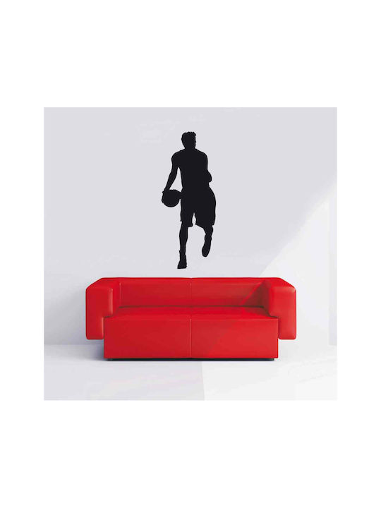 Basketball Wandsticker 04 Gelb