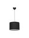 GloboStar Blaze Pendant Light Black with Socket E27 22x22x90cm