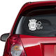 Fiat Baby an Bord Autoaufkleber Silber