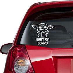 Αυτοκόλλητο Αυτοκινήτου Baby On Board Jedi Μπλε