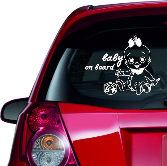 Autoaufkleber Baby an Bord 41 Rot