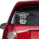 Car Sticker Baby On Board Jedi Reverse Directio...