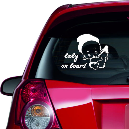 Baby On Board Car Sticker 61 Blue