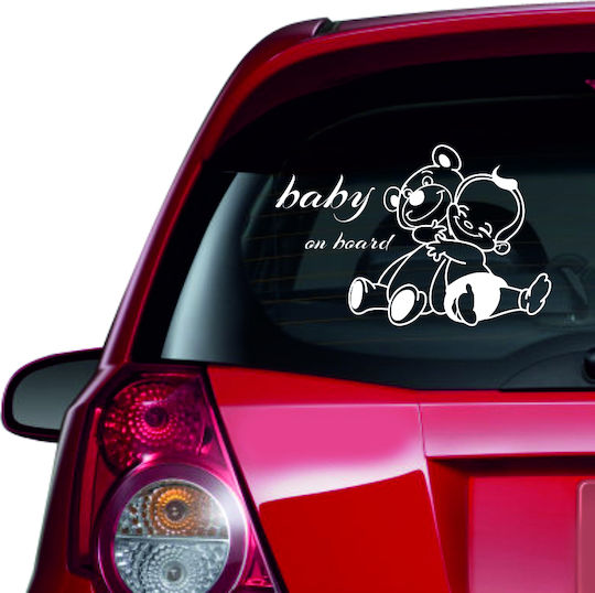 Baby an Bord Autoaufkleber 43 Blau