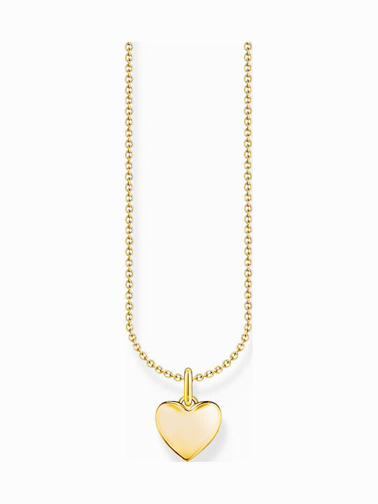 Thomas Sabo Charm with design Heart Gold Plated