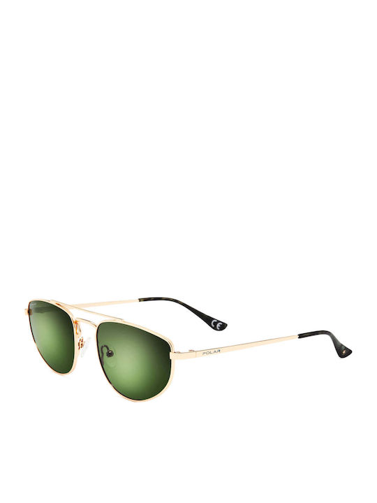 Polar Matisse Unisex Γυαλιά Ηλίου με Χρυσό Μεταλλικό Σκελετό και Πράσινο Polarized Φακό Matisse 02