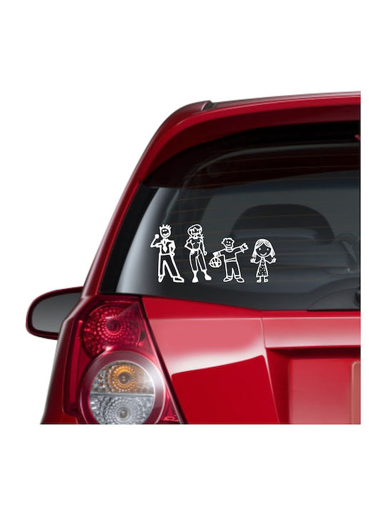 Decorative Sticker Glass Family 4 - Reverse Direction (through the Glass) 1pcs Orafol