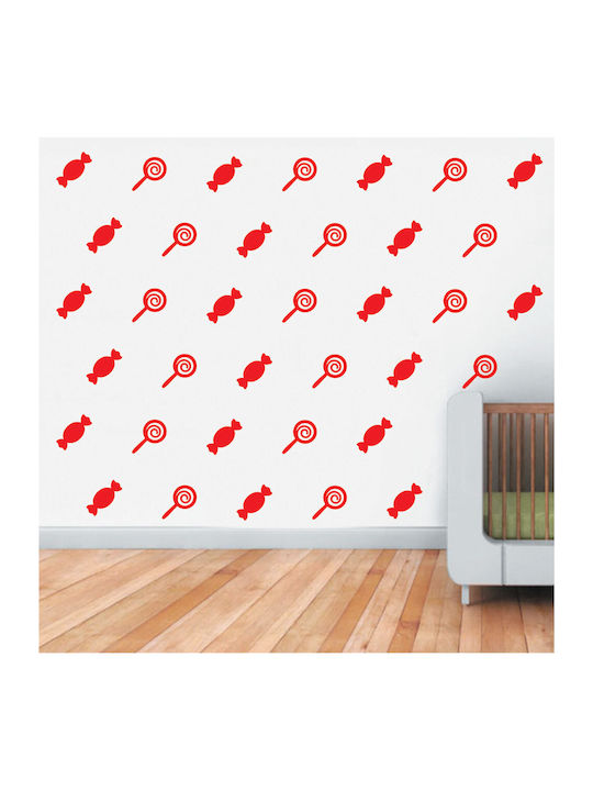 Decorative Sticker Wall Lollipops, Candies - As...