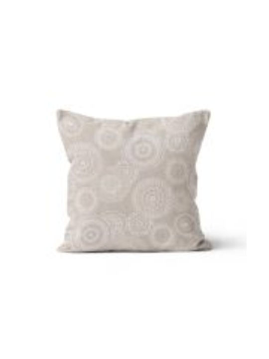 Beauty Home Decorative Pillow Case White Mandal...