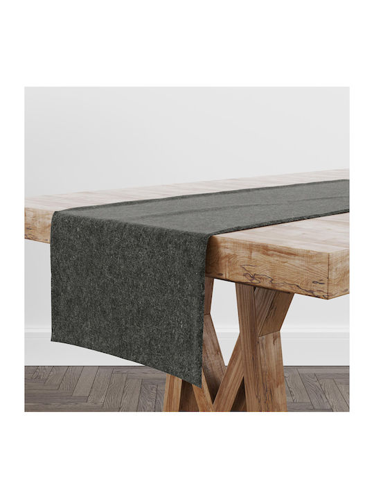 Runner Wool Felt Grey Beauty Home