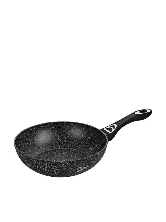 Samus Wok din Aluminiu Turnat cu Strat Antiaderent 30cm