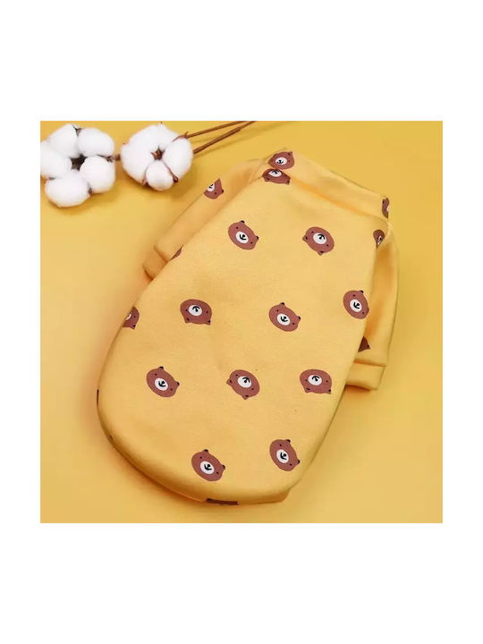 Φούτερ Σκυλάκια Bear – Κίτρινο Xs Σ30xπ20cm 1-1 5kg