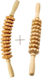 Wooden Massage Rollers Maderotherapy Set 2pcs Full Body Massage Wooden Massage Rollers Maderotherapy Set 2pcs Full Body Massage