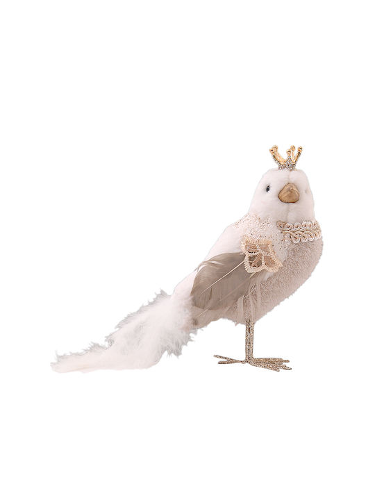 Vetur BV Christmas Figure Little bird White Height 20cm
