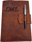 ByLeather Daily Agendas Black Leather 14x22cm