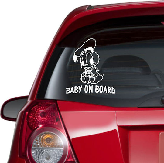 Autoaufkleber Baby an Bord 14 Dunkelblau