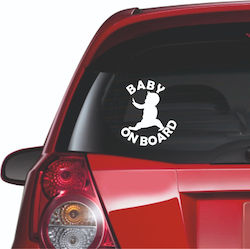 Autoaufkleber Baby an Bord Kleines Baby Wie Auf...