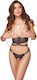 Cottelli Collection BDSM Kit σε Μαύρο Χρώμα
