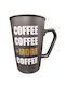 Romvous Becher aus Porzellan Schwarz 400ml