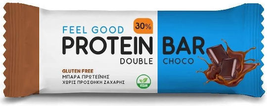 Feel Good Protein Bar Riegel mit 30% Protein & Geschmack Double Choco 60gr