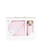 Cangaroo Blanket Nursery Swaddling Blankets Gift Set Pink & Comfort Blanket Bennie Pink 75x100cm 2pcs