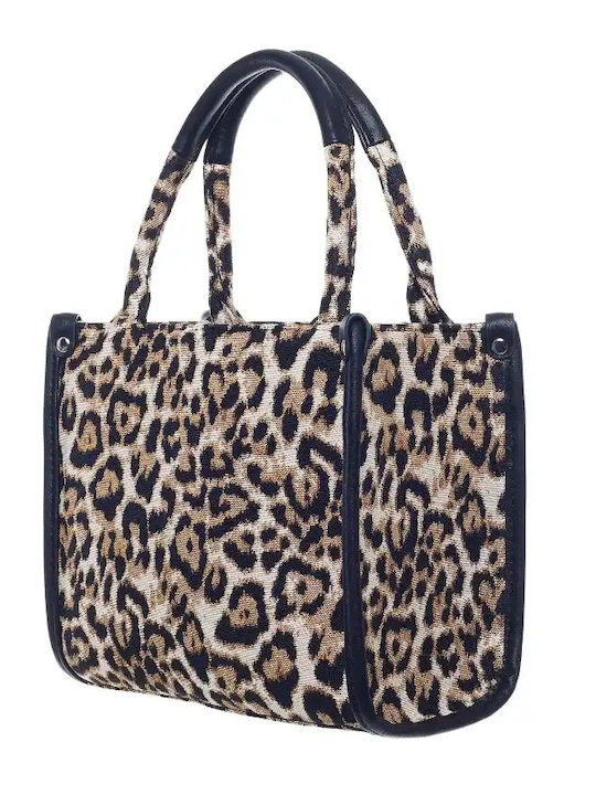 Signare Leopard Print Women's Bag Handbag Multi...