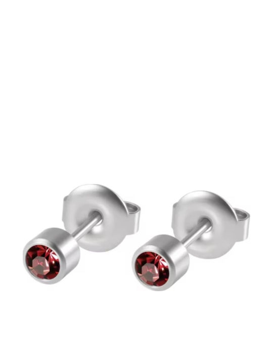 Amalfi Accessories Ohrringe aus Stahl mit Diamant