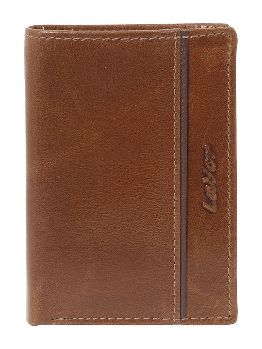 Lavor Leder Herrenbrieftasche mit RFID Cognac
