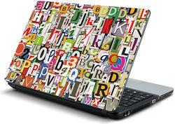 Αυτοκόλλητο Laptop Γράμματα 02 20" 47cm X 33cm