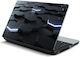 Laptop Sticker Modern Abstract Rectangles 17.3"...