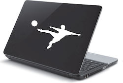 Αυτοκόλλητο Laptop Ποδοσφαιριστής Μπλε