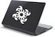Laptop-Aufkleber Tribal-Design Gelb