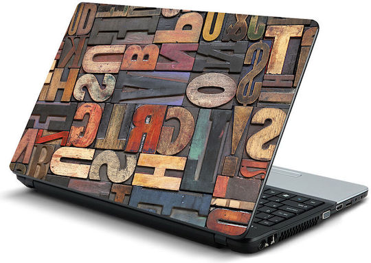 Laptop Sticker Letters 03 14" 34cm X 23.5cm